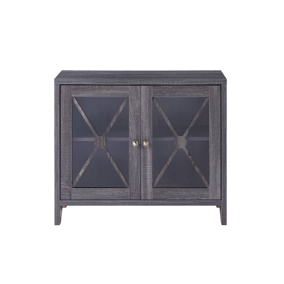 White Oak Accent Cabinet with 1-Shelf N477