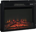 23 Electric Fireplace Insert with Adjustable Brightness, 1400W, Black L312