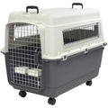 Plastic Kennels Rolling Plastic Wire Door Travel Dog Crate P457