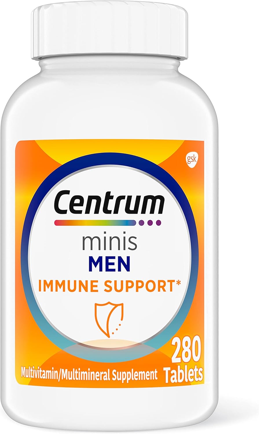 280 Mini Tablets Men's Daily Multivitamin with Zinc and Vitamin C Z943325