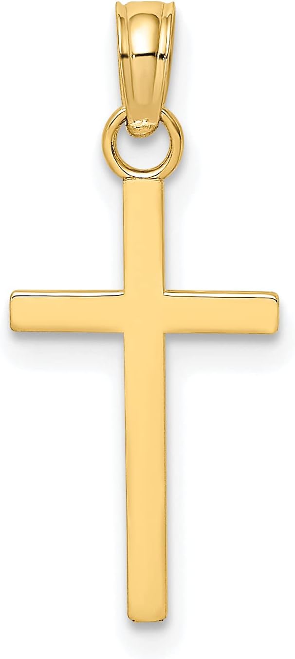 Polished Small Cross Pendant Charm K389862