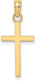 Polished Small Cross Pendant Charm K389862