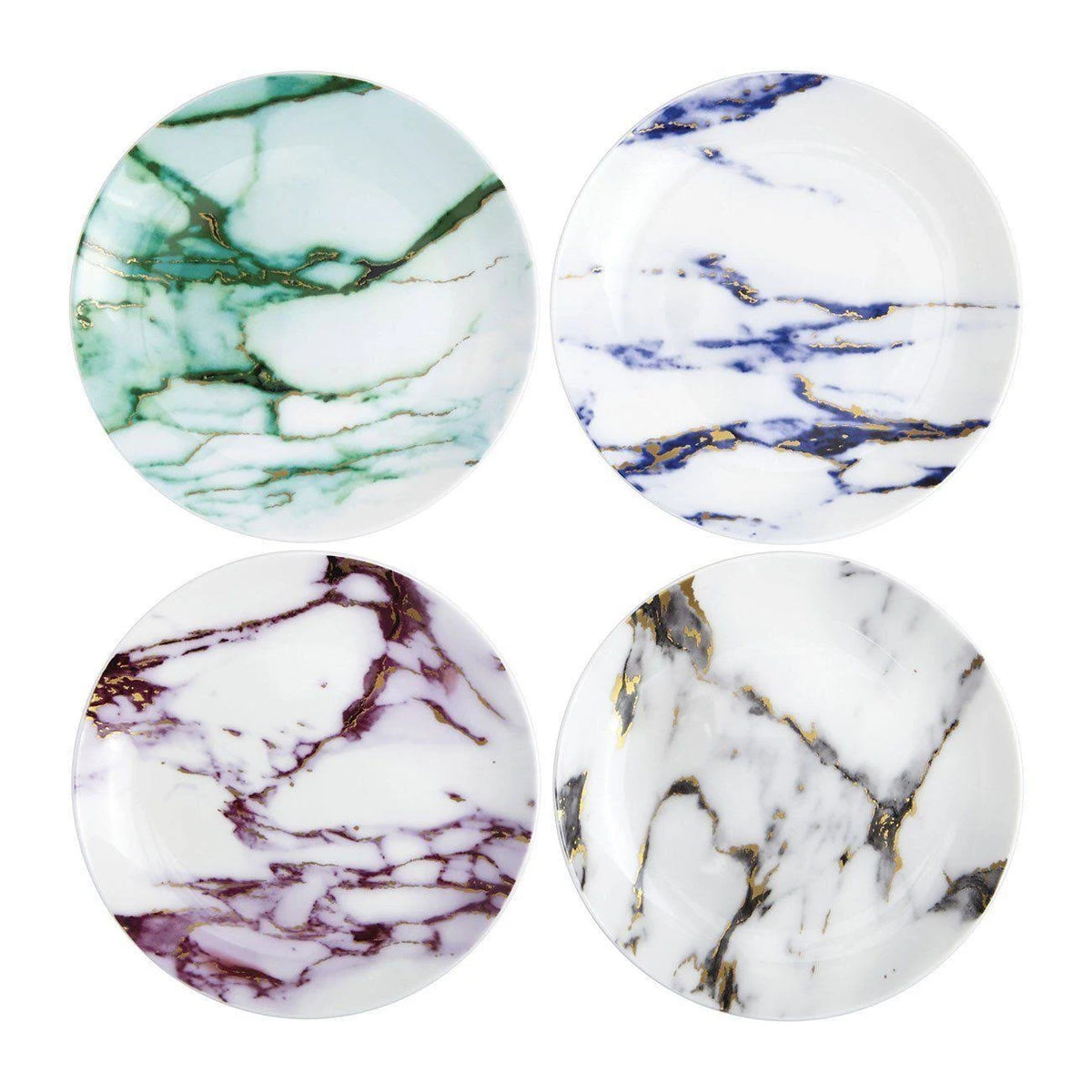 Assorted Canape Plate Set of 4 K43371