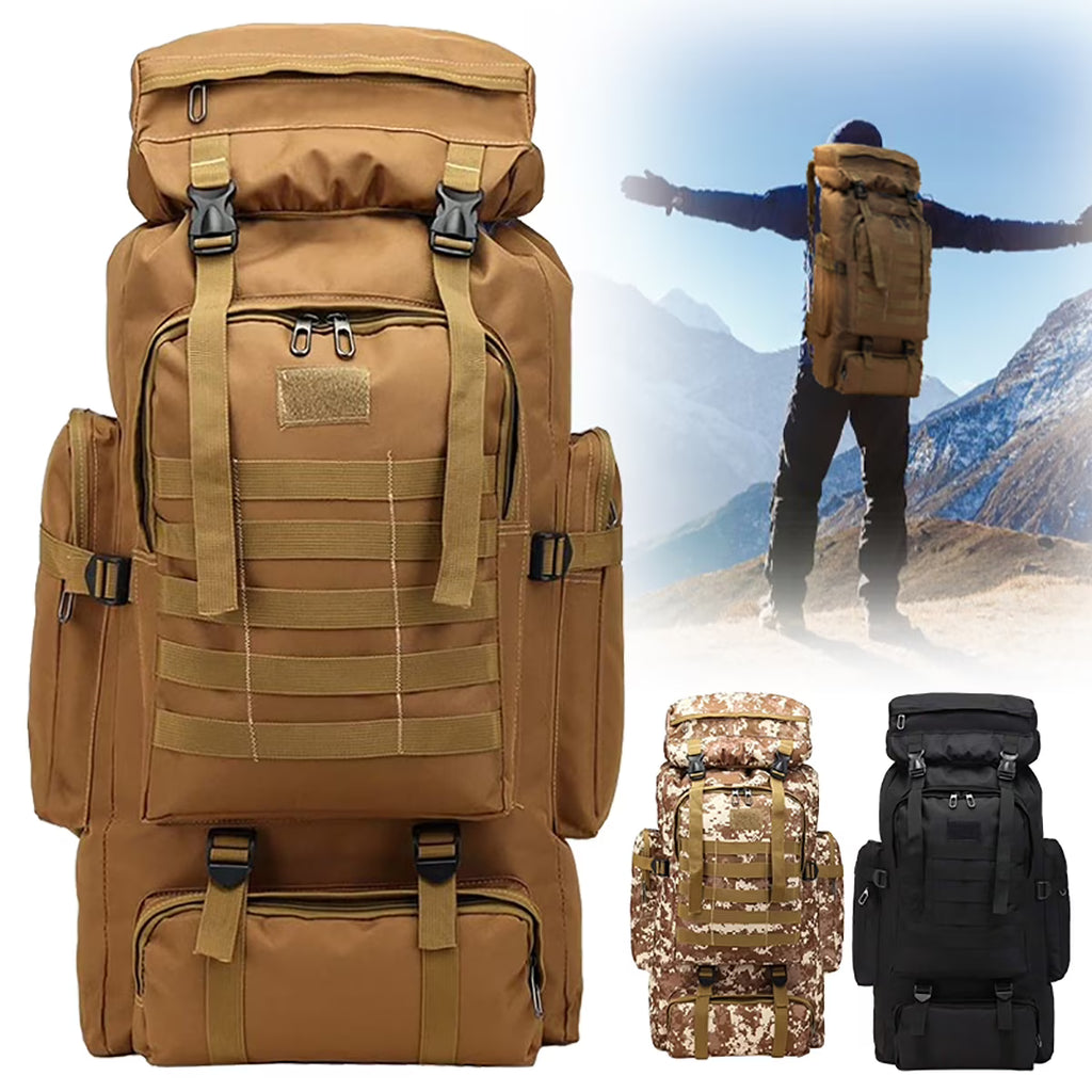80L Waterproof Hiking Backpack H357
