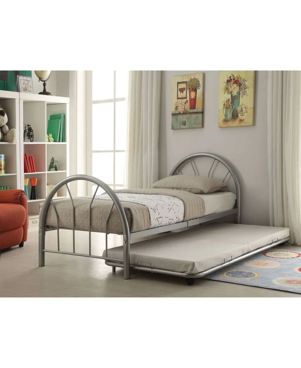 Black Twin Trundle A34489