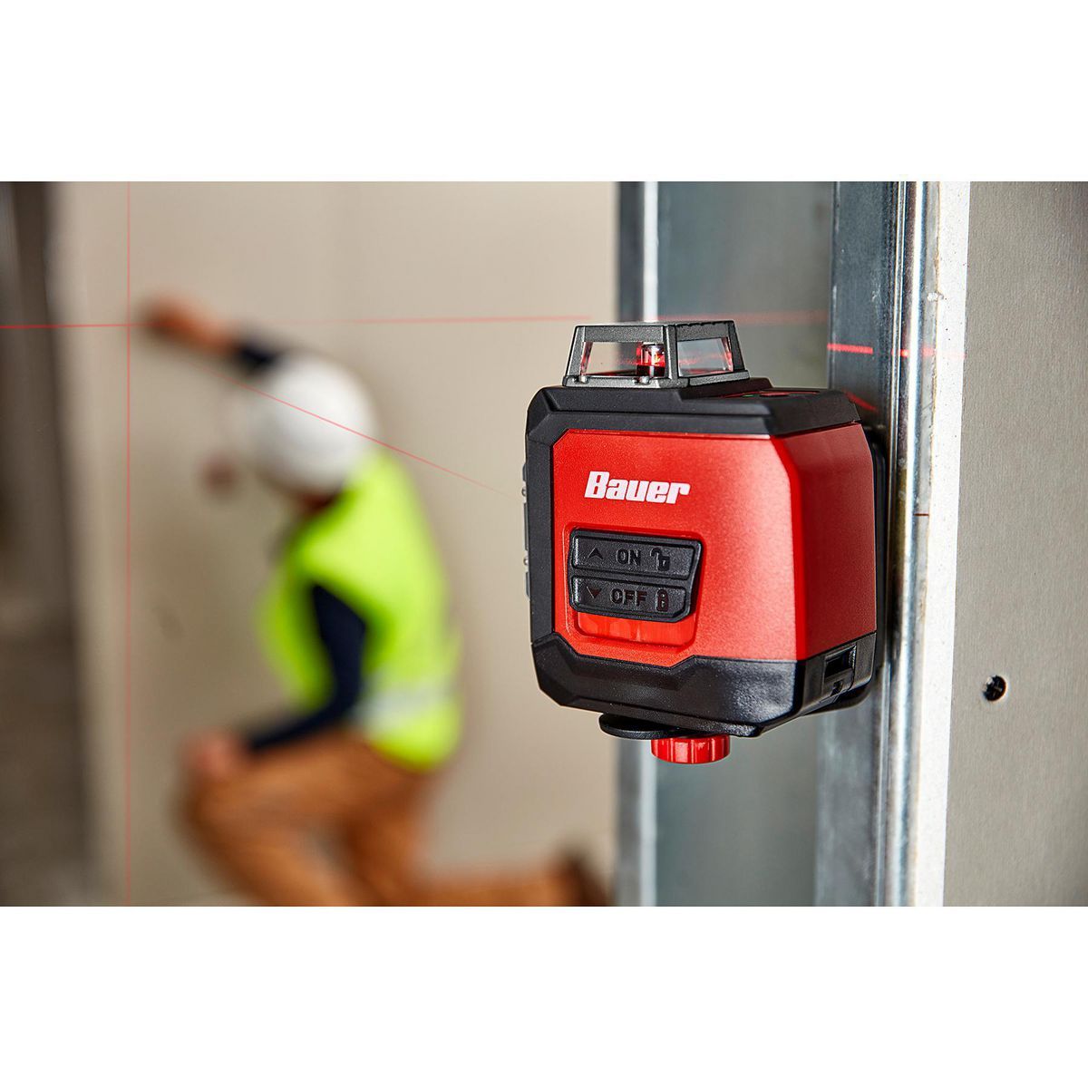 Self-Leveling 360 Horizontal Cross-Line Laser Level K2835