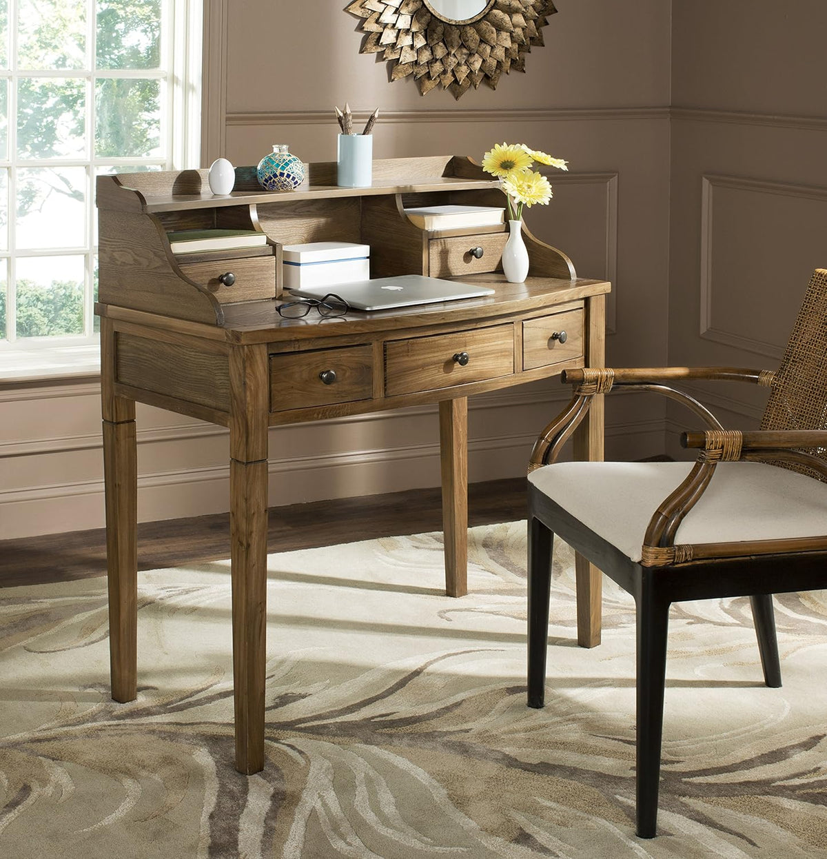 Quartz Grey Writing Desk I387