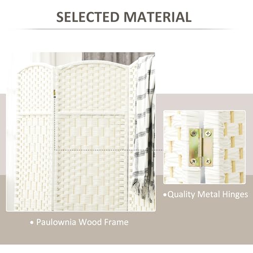6 Panel Folding Room Divider W7741