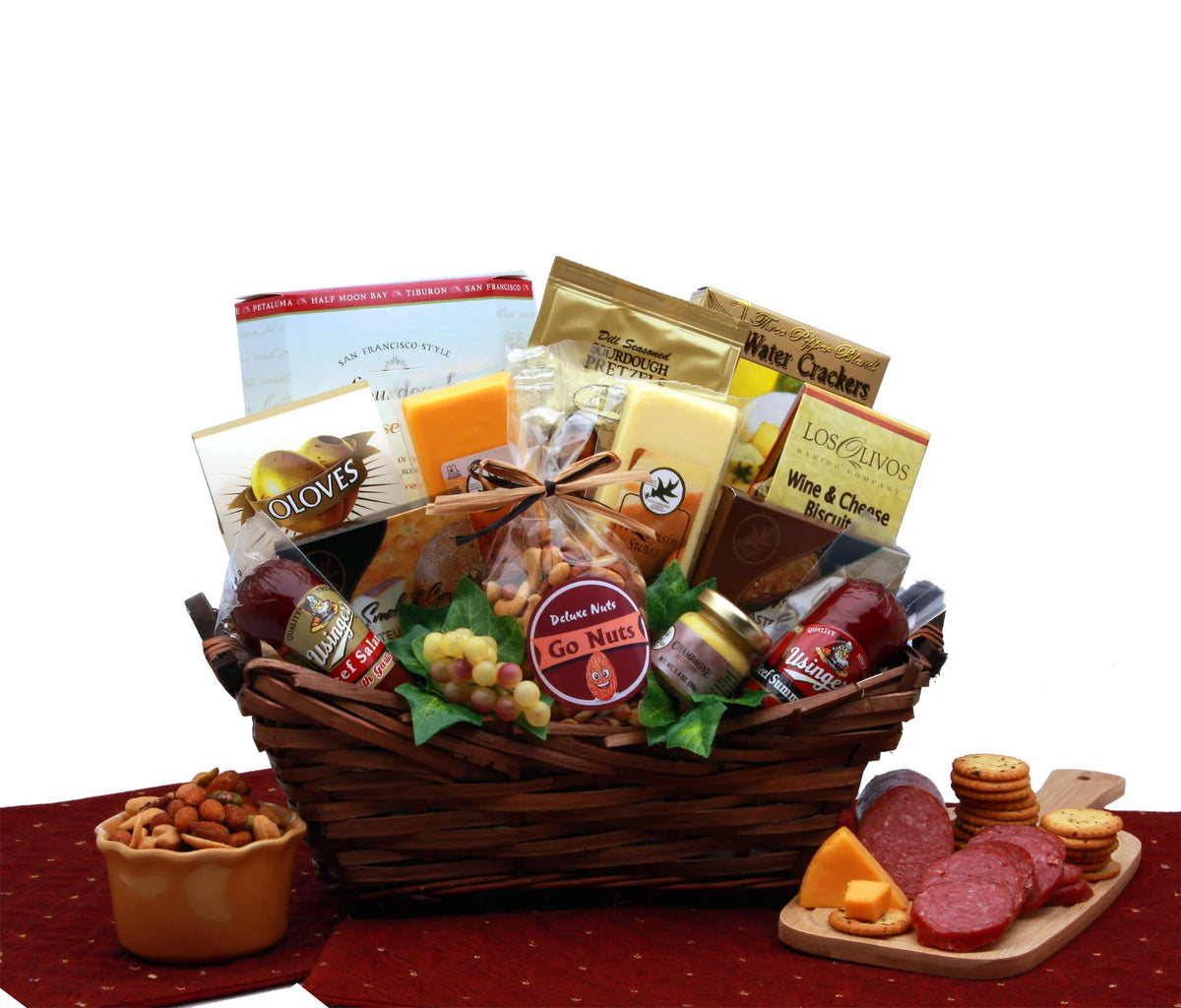 Meat and Cheese Gift Basket G885179