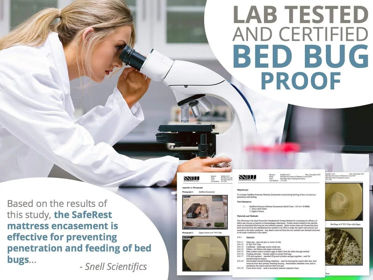 Full Size Waterproof Hypoallergenic Mattress Protector D35222