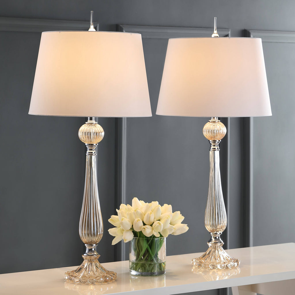 Champagne Glass LED Table Lamp Set of 2 U865338