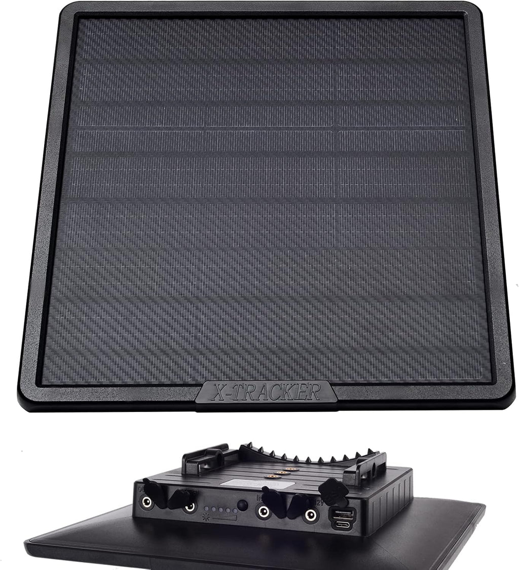 Trail Camera Solar Panel Kit 6V/9V/12V Output 8000 mAh Rechargeable Lithium Battery IP66 Waterproof Pack of 2 Z7022