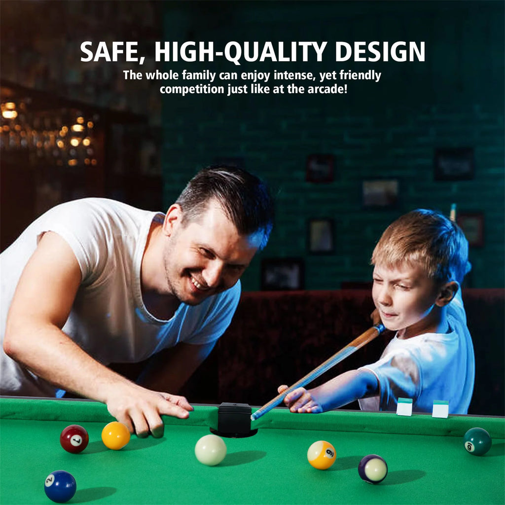4-Ft Portable Mini Billiard Table with 2 Cue Sticks and Full Set of Balls K39882