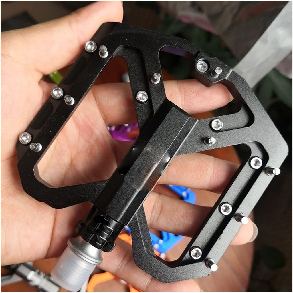 Blue Alloy Bike Pedals 9/16" 3 Bearings R80843