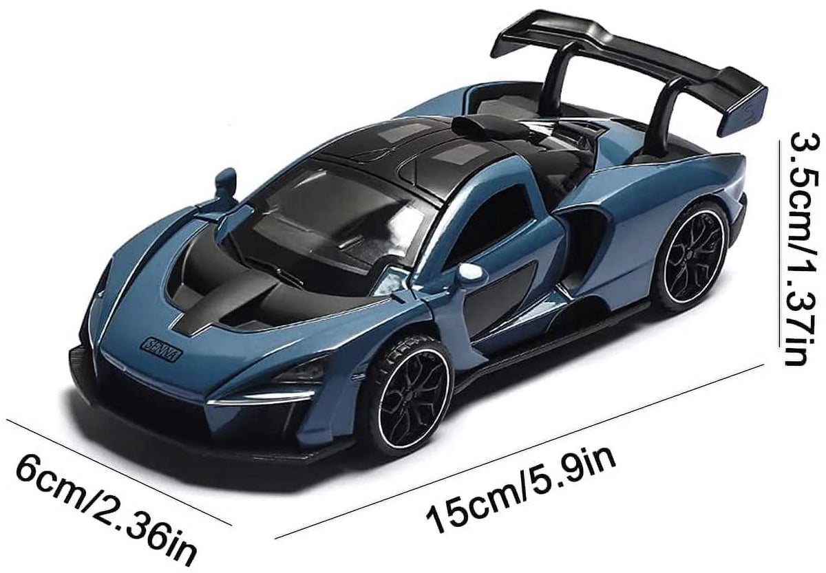 1:32 Scale Die-casting Toy Car with Light and Music Y73906