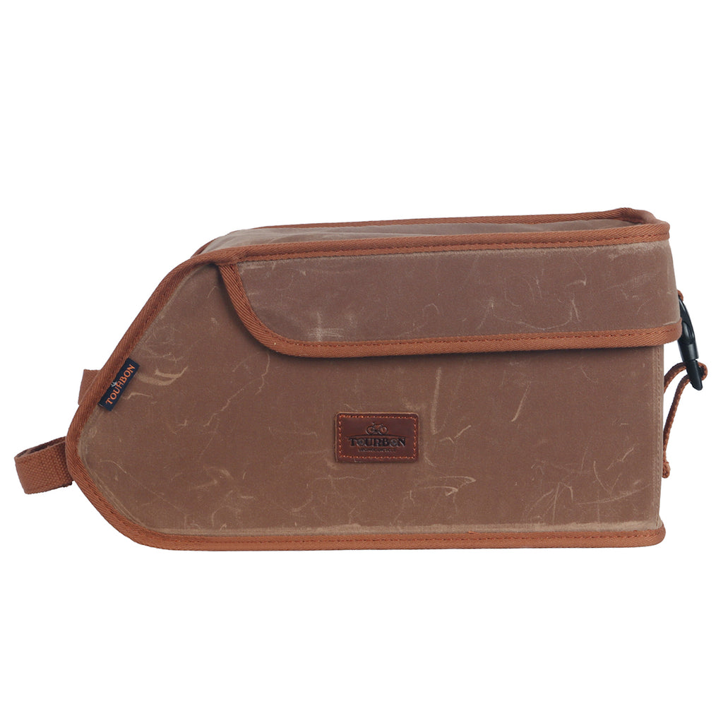 Canvas Brown Insulated Trunk Cooler Storage Bag V479624