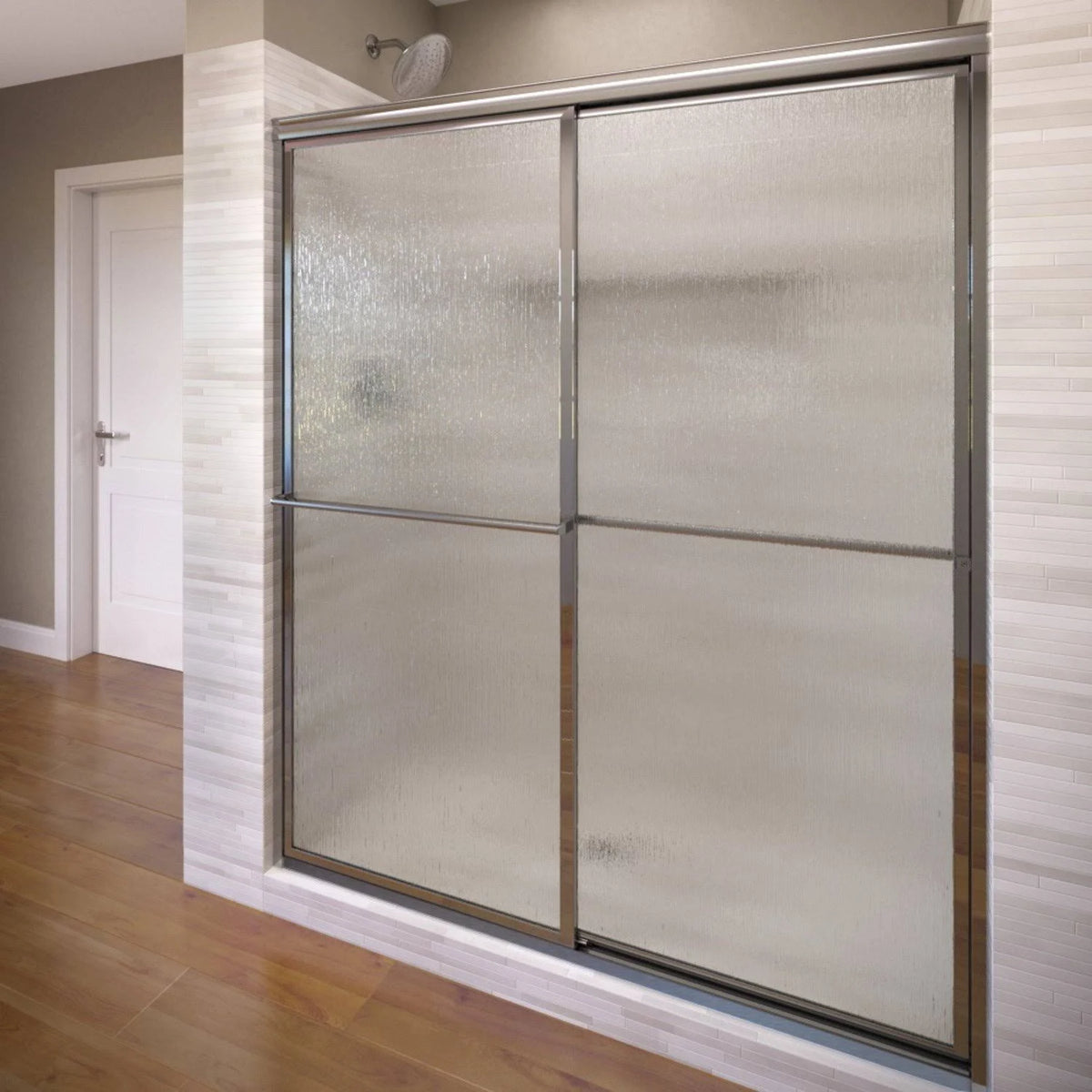 Framed Bypass Sliding Shower Door H283385