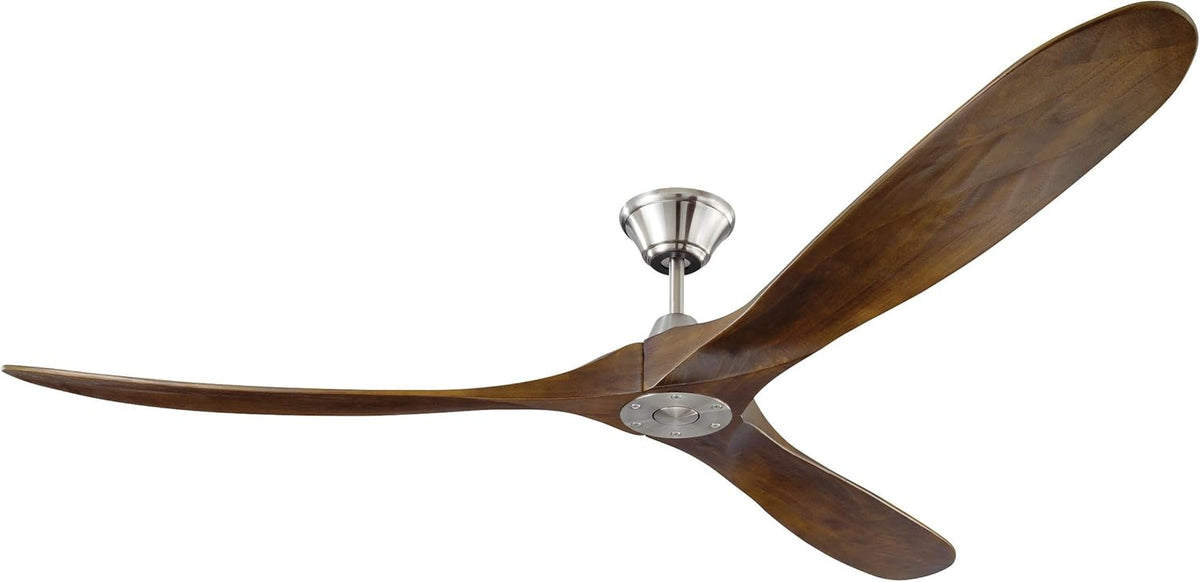 Matte Black 52 Outdoor Ceiling Fan with Remote Control N27371