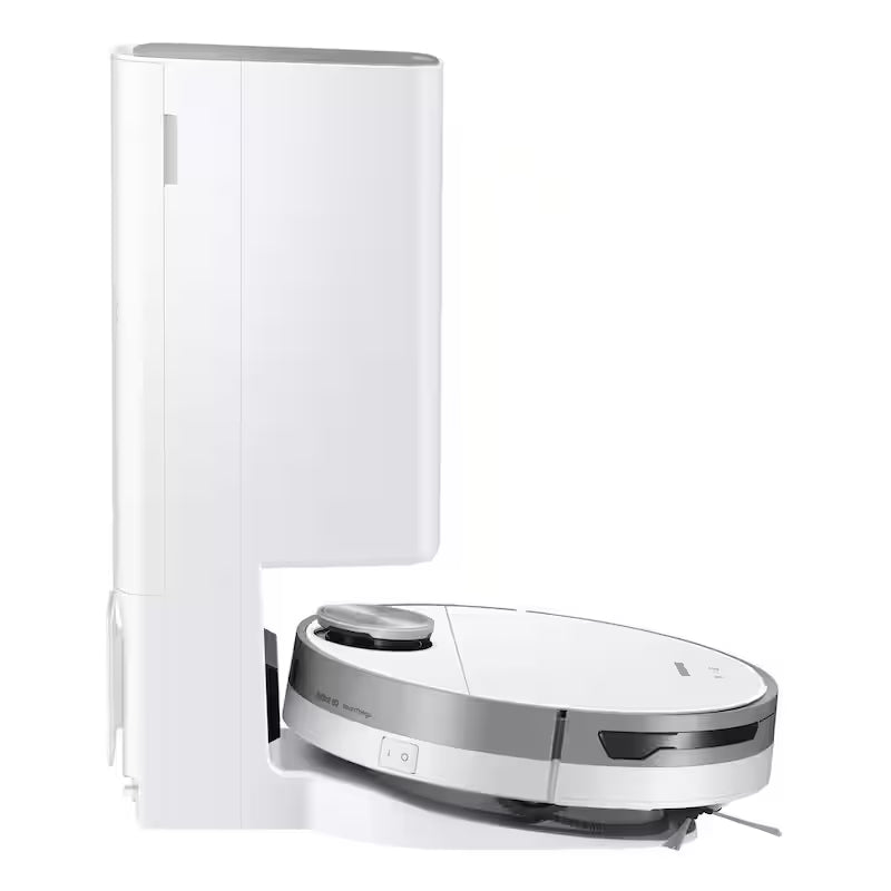 White Robotic Vacuum Cleaner with Automatic Emptying H302636