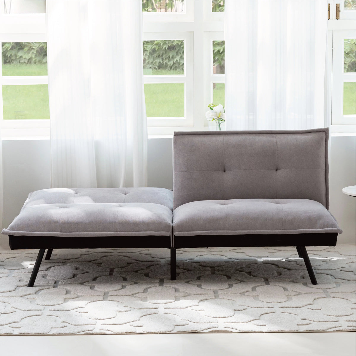 Memory Foam Convertible Futon Sofa Bed B53818