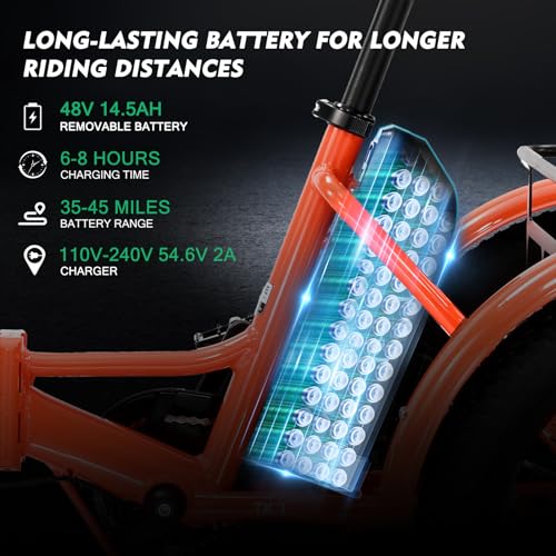 500W 48V Folding Aluminum Frame Electric Tricycle with Large Basket and Removable Battery Z865