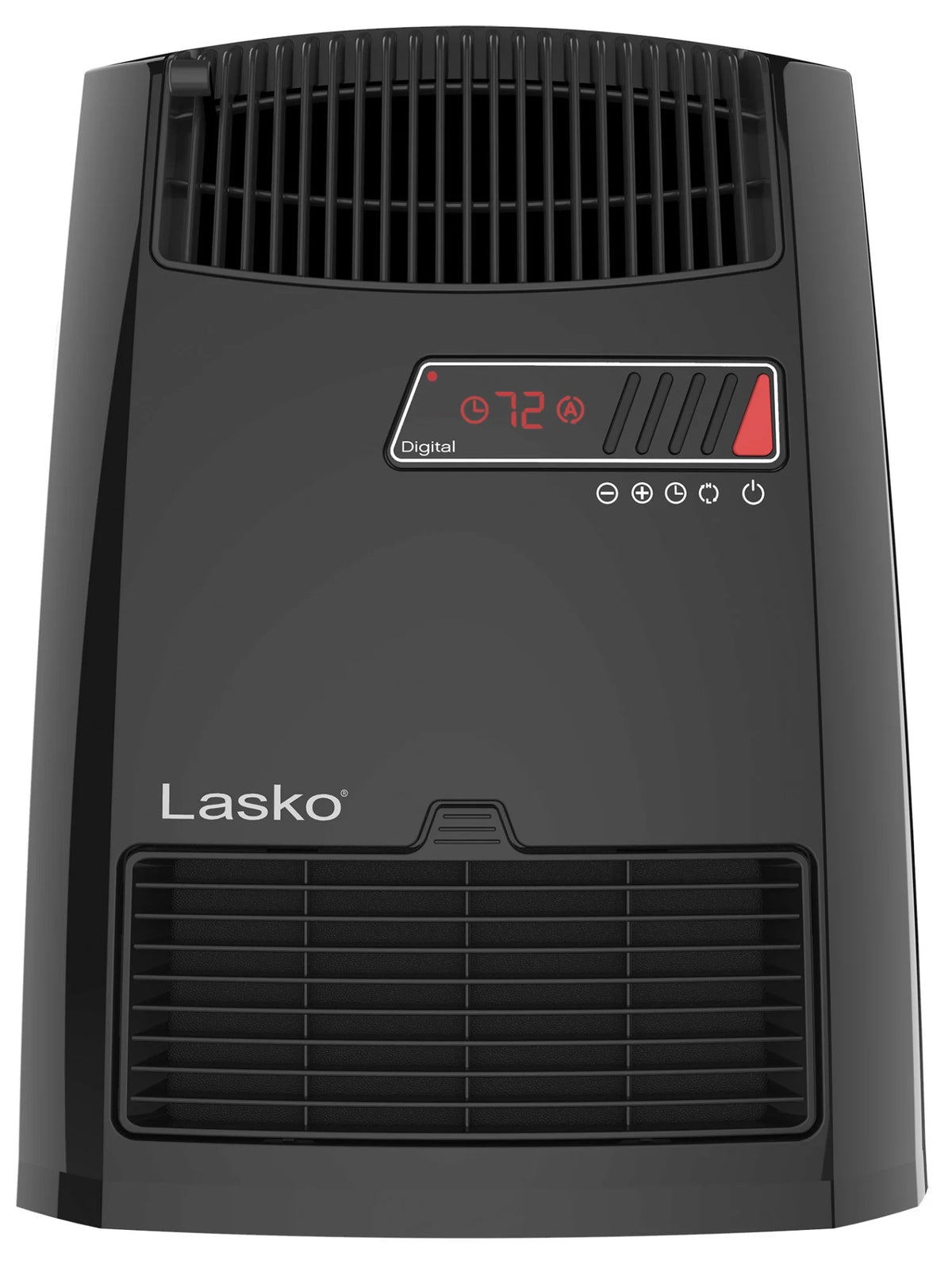 13.5 1500W Electric Ceramic Space Heater with Timer and Thermostat, Black P6661