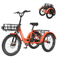 500W 48V Folding Aluminum Frame Electric Tricycle with Large Basket and Removable Battery Z865