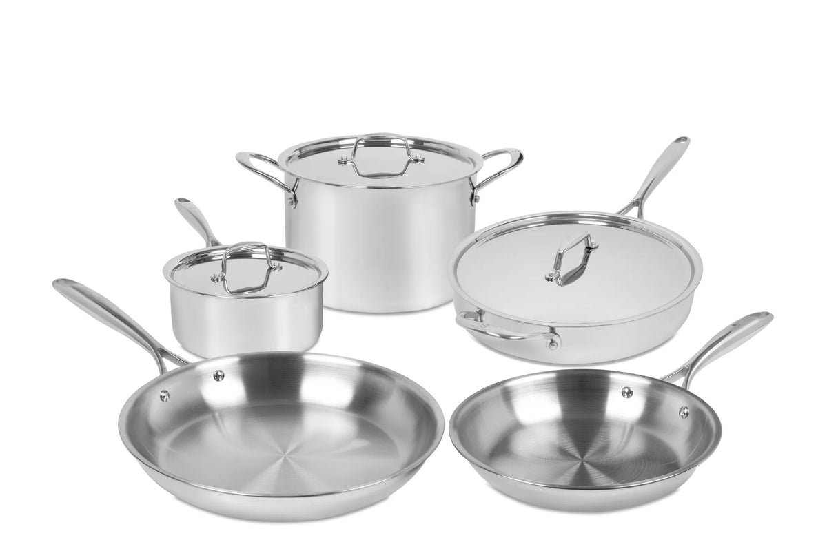 8 Piece Stainless Steel Cookware Set A38496