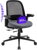 Black Mesh Office Chair with Lumbar Support M12808