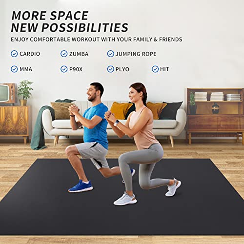 Extra Large Non-Slip 7mm Workout Mat W563094
