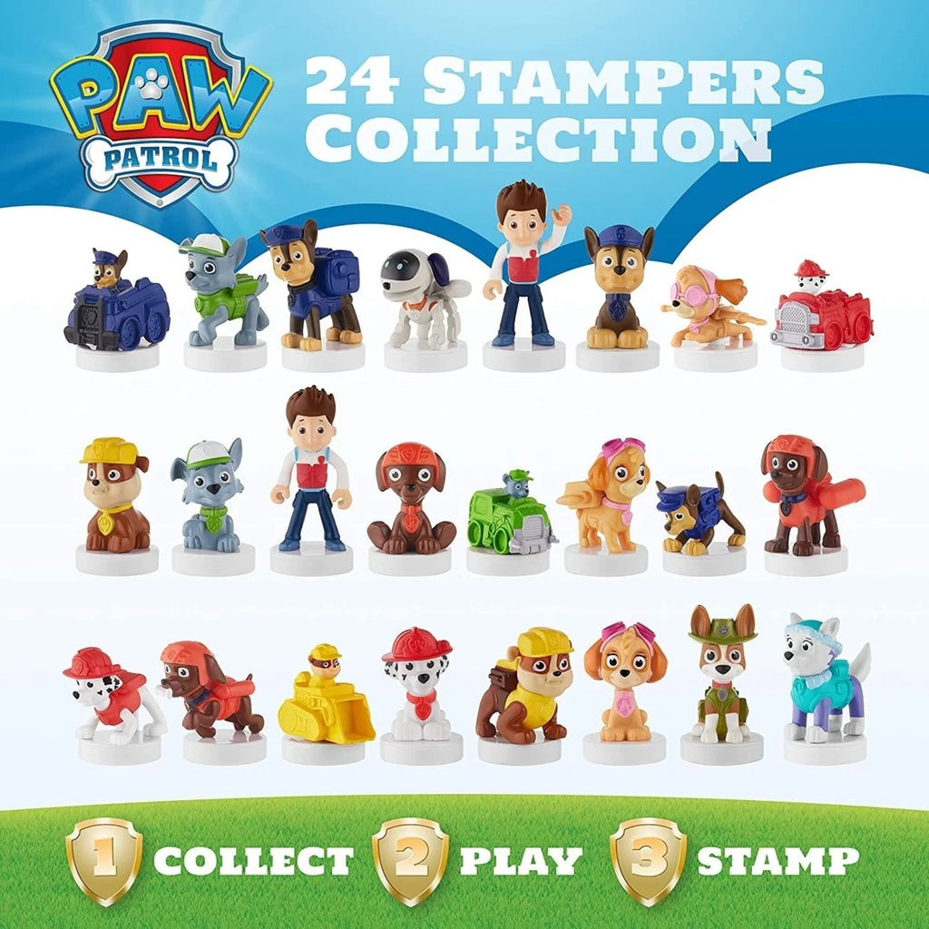 Paw Patrol Characters Stampers 5pk Zuma Rubble in Bulldozer Figure Set R7140