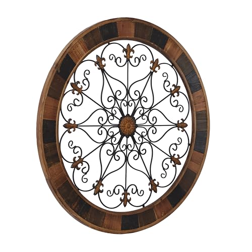 Brown Metal Wall Decor V18639