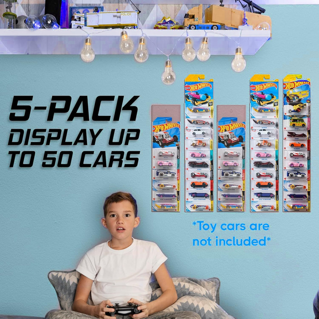 5 Pack Display Case for Packaged Cars A124