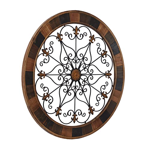 Brown Metal Wall Decor V18639