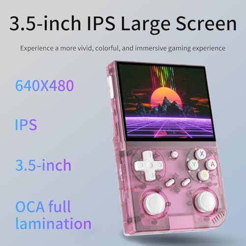 Retro Game Console with 3.5-inch IPS Screen, 64G TF Card, 3200mAh Battery X309