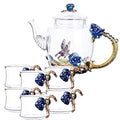 Glass Teapot with 6 Cups 280 ml A536