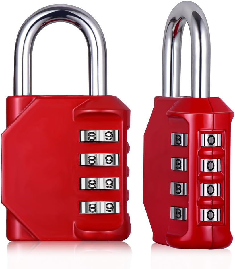 4 Digit Combination Padlock 2 Pack U650779
