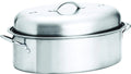 42cm Stainless Steel Oval Turkey Roaster With Rack & Lid H481