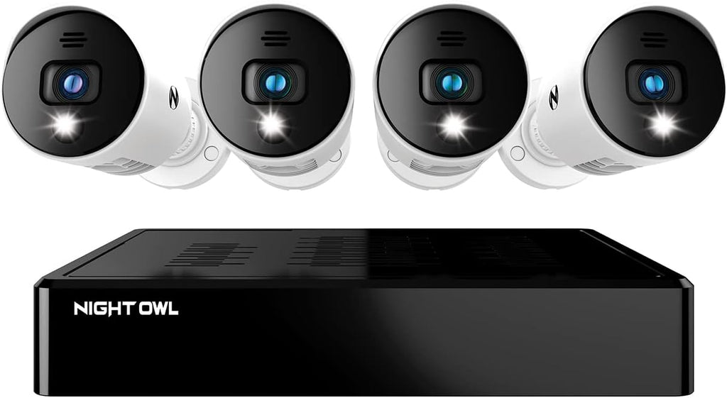 16 Channel Bluetooth Video Home Security Camera System with 12 Wired 1080p HD Indoor/Outdoor Spotlight Cameras with Audio and 1TB Hard Drive U7247