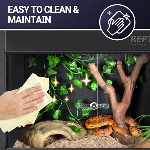 34 Gallon PVC Reptile Terrarium with Glass Sliding Door T266555