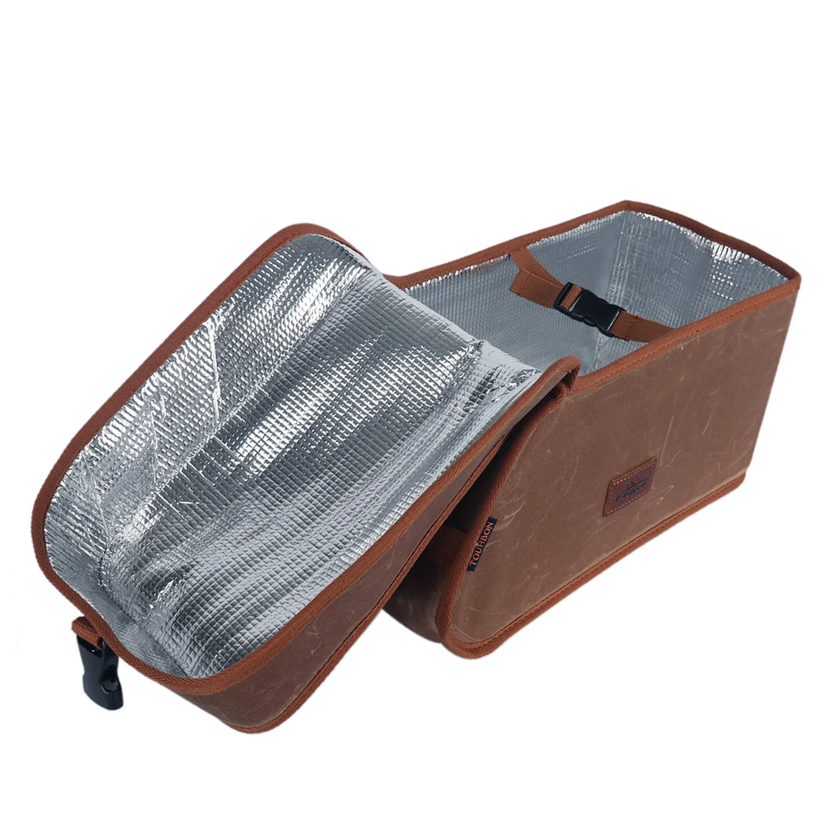 Canvas Brown Insulated Trunk Cooler Storage Bag V479624