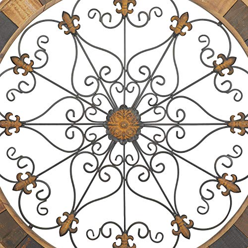 Brown Metal Wall Decor V18639
