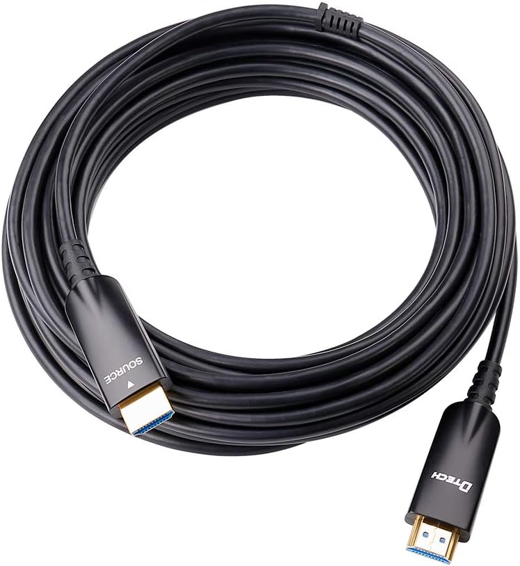 10m Fiber Optic HDMI Cable 4K 30Hz 1080p 60Hz Black D624140