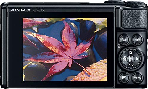 Black PowerShot SX740 Camera with 40x Optical Zoom and 20.3 Megapixel CMOS Sensor A908653