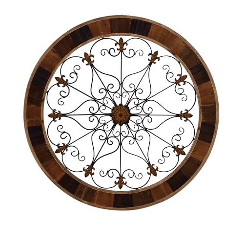 Brown Metal Wall Decor V18639