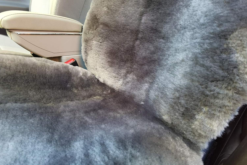 Charcoal Sheepskin Seat Cover M34837