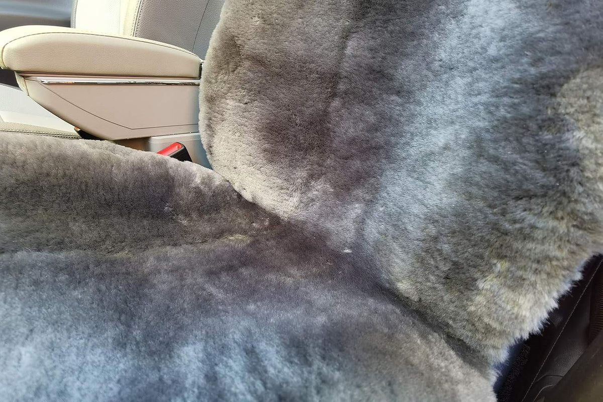 Charcoal Sheepskin Seat Cover M34837