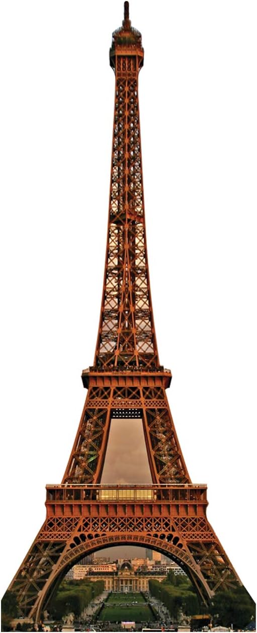 Eiffel Tower Life Size Cardboard Cutout Pack of 2 J98846