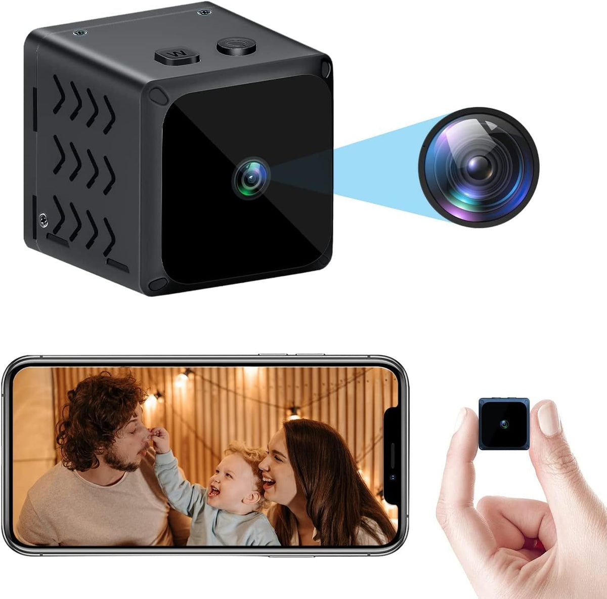 Wireless WiFi HD Video Audio Mini Surveillance Camera E143568