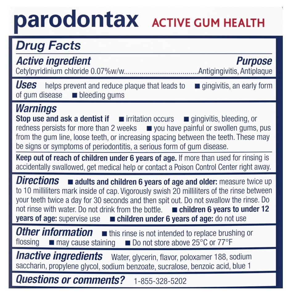 Mint Antiplaque and Antigingivitis Mouthwash, 3x16.9 Fl Oz K191262